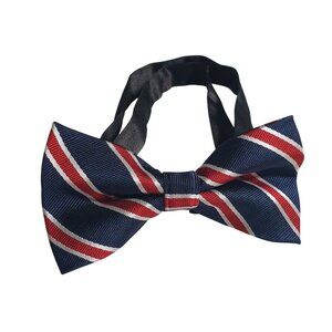 Bowtie Mens Red White Blue Necktie Tie Neck Work Office Dad Gift Up to 18"
